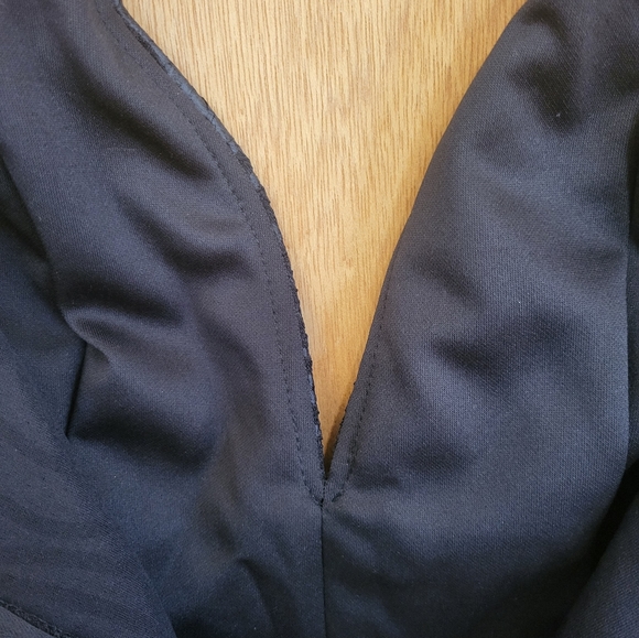 Windsor black patterned corset skater cocktail dress. Worn once! Jnr. Large - Picture 14 of 16